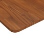 Tablero de mesa cuadrada madera roble marrón oscuro 40x40x1,5cm