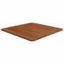 Tablero de mesa cuadrada madera roble marrón oscuro 60x60x1,5cm