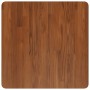 Tablero de mesa cuadrada madera roble marrón oscuro 60x60x1,5cm