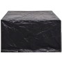 Fundas muebles de jardín 2 uds 6 pers 8 ojales ratán 172x113cm