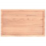 Tablero mesa madera roble tratada marrón claro 100x60x(2-4) cm
