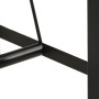 Mesa alta de hierro y madera maciza reciclada 55x55x107 cm