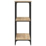 Mesa consola madera de ingeniería roble Sonoma 102x35x90 cm