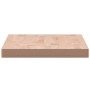 Tablero rectangular de madera maciza de haya 100x50x4 cm