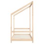 Estructura de cama de niños madera maciza de pino 2x(80x160) cm