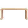 Banco de jardín extensible madera maciza pino 212,5x40,5x45 cm