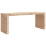 Banco de jardín extensible madera maciza pino 212,5x40,5x45 cm