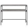 Mesa consola madera de ingeniería gris Sonoma 100x35,5x75 cm