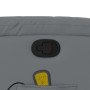 Sillón de masaje reclinable cuero sintético gris