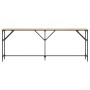 Mesa consola madera de ingeniería roble Sonoma 200x29x75 cm
