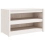 Muebles de cocina de exterior 2 pzas madera maciza pino blanco