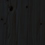 Taburete de jardín madera maciza de pino negro 120x80 cm