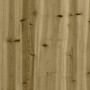 Sofás centrales de jardín 2 uds madera impregnada pino 120x80cm