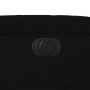 Sillón reclinable eléctrico de cuero sintético negro