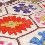 Alfombra lavable antideslizante multicolor 120x180 cm