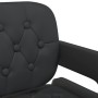 Sillas de comedor giratorias 2 unidades cuero sintético negro