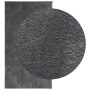 Alfombra de pelo corto suave lavable HUARTE antracita 80x150 cm