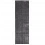 Alfombra de pelo corto suave lavable HUARTE antracita 80x250 cm