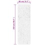 Alfombra de pelo corto suave lavable HUARTE antracita 80x250 cm