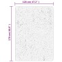 Alfombra de pelo corto suave lavable HUARTE antracita 120x170cm