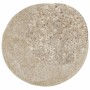 Alfombra pelo largo aspecto brillante ISTAN beige Ø 160 cm