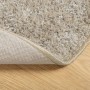 Alfombra pelo largo aspecto brillante ISTAN beige Ø 160 cm