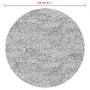 Alfombra pelo largo aspecto brillante ISTAN beige Ø 160 cm