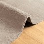 Alfombra de pelo corto suave lavable HUARTE arena 120x120 cm