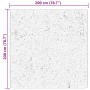 Alfombra de pelo corto suave lavable HUARTE beige 200x200 cm