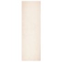 Alfombra de pelo corto suave lavable HUARTE beige 80x250 cm
