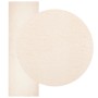 Alfombra de pelo corto suave lavable HUARTE beige 80x250 cm
