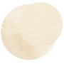 Alfombra de pelo corto suave lavable HUARTE crema Ø 160 cm