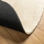 Alfombra de pelo corto suave lavable HUARTE crema Ø 160 cm