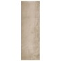 Alfombra de pelo corto suave lavable HUARTE arena 80x250 cm