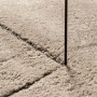 Alfombra de pelo corto suave lavable HUARTE arena Ø 160 cm