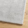 Alfombra de pelo corto suave lavable HUARTE gris 120x120 cm
