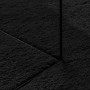 Alfombra de pelo corto suave lavable HUARTE negro 200x200 cm