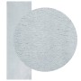 Alfombra de pelo corto suave lavable HUARTE azul 80x250 cm
