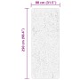 Alfombra de pelo corto suave lavable HUARTE azul 80x250 cm