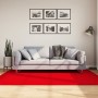 Alfombra de pelo corto suave lavable HUARTE rojo 140x200 cm