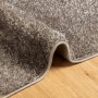 Alfombra pelo largo aspecto brillante ISTAN gris 120x170 cm