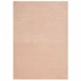 Alfombra de pelo corto suave lavable HUARTE rosado 140x200 cm