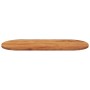 Tablero de mesa ovalado madera maciza de acacia 90x40x2,5 cm