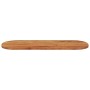 Tablero de mesa ovalado madera maciza de acacia 110x40x3,8 cm
