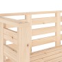 Banco de jardín madera maciza de pino 111,5x53x71 cm