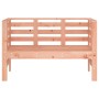 Banco de jardín madera maciza Douglas 111,5x53x71 cm