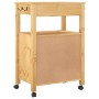 Carrito de cocina MONZA madera maciza de pino 60x40x90 cm
