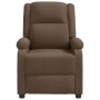 Sillón de masaje eléctrico tela marrón
