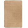 Alfombra de yute con reverso de latex color natural 160x230 cm