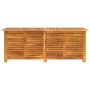 Caja de almacenaje de jardín madera maciza acacia 150x50x56 cm